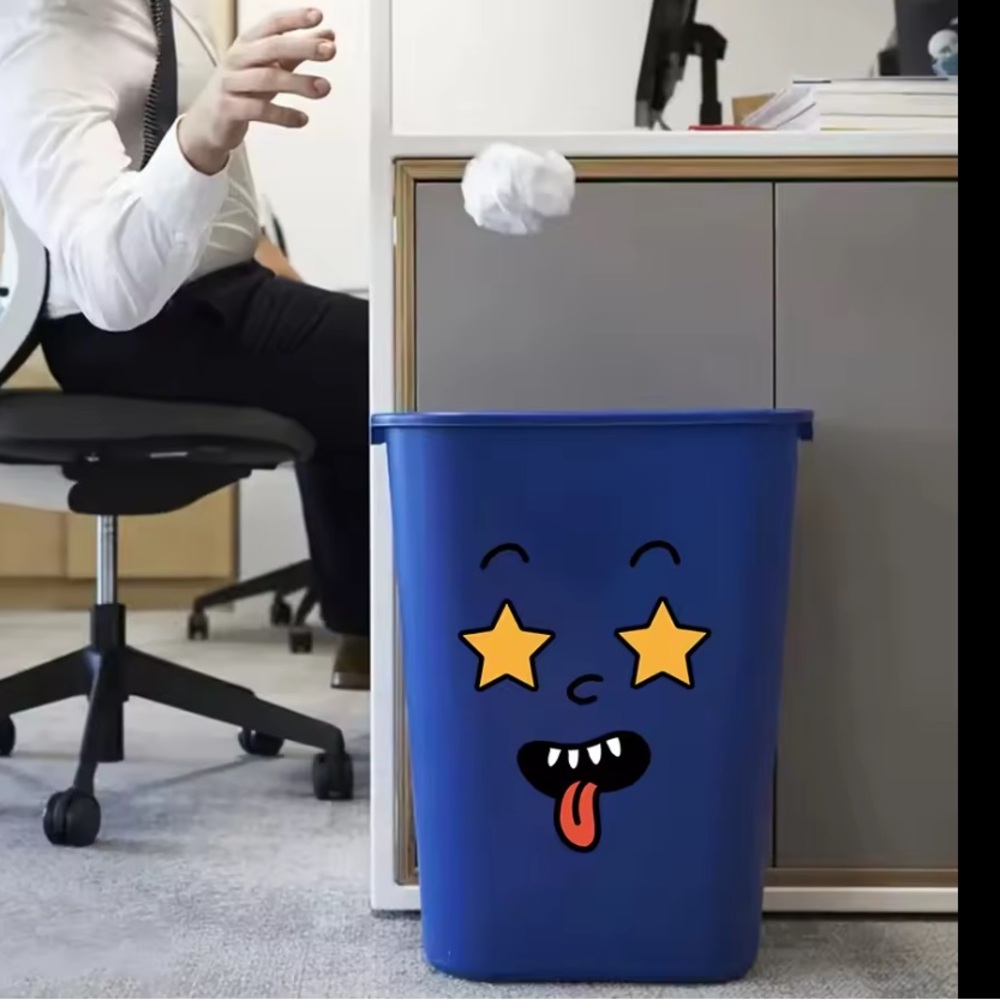 Colorful Cartoon Trash Or Container Stickers - Picture 4 of 9
